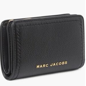 NWT Marc Jacobs Black Leather Wallet
